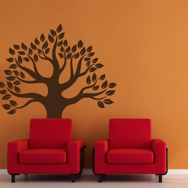 Nursery Tree with Leaves Wall Decal