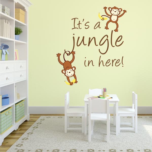 It’s a Jungle Monkey Wall Decal
