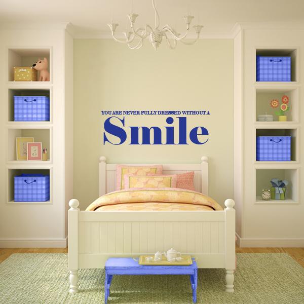 Smile Quote Wall Decal