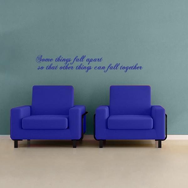 Fall Apart Quote Wall Decal
