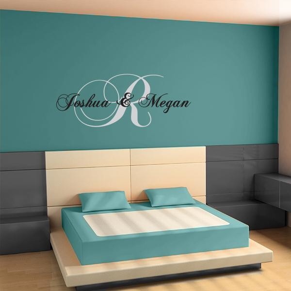 Couples Name Wall Decal Wall Decal World