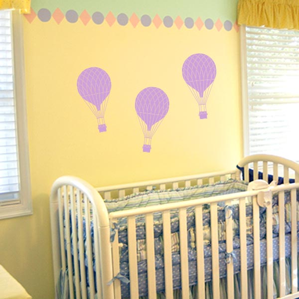 Hot Air Balloons Wall Decals