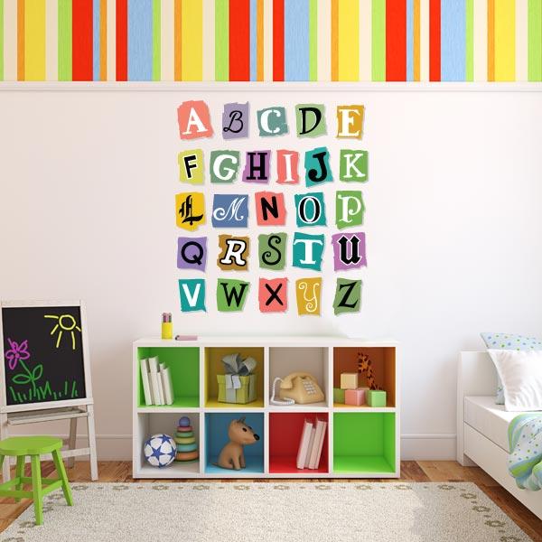 Alphabet Wall Decal Set