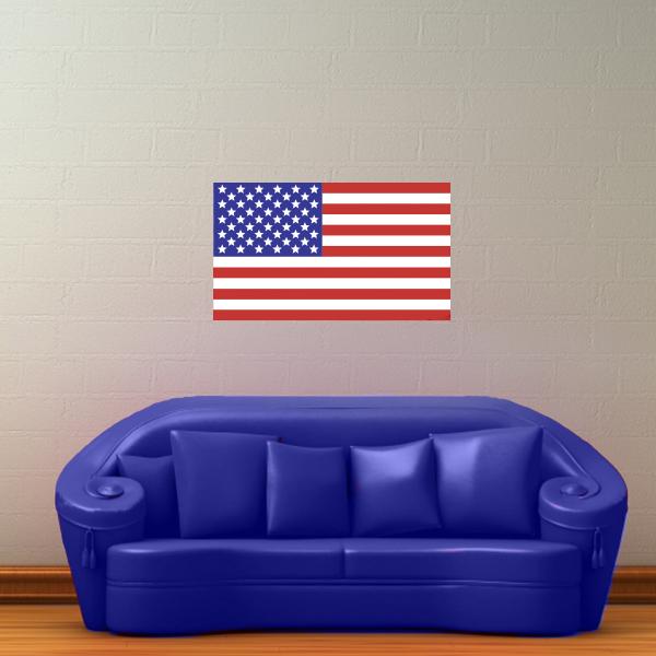 American Flag Wall Decal