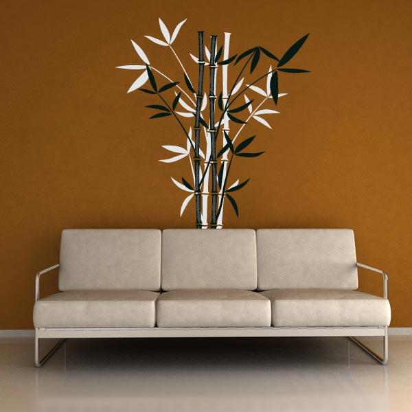 Bamboo Wall Decals Art Decor Decal World - Tree Decal Wall Decoration
