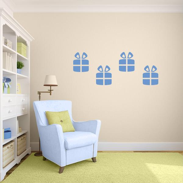 Presents Wall Decals – Set of 4