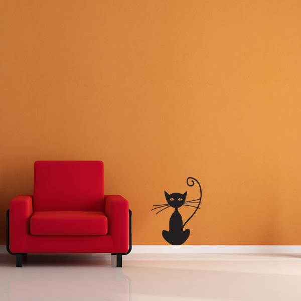 Black Cat Wall Decal