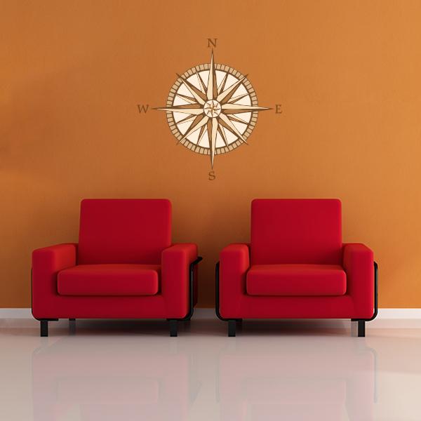 Compass Wall Decal