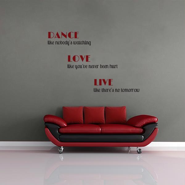 Dance Love Live Wall Decal