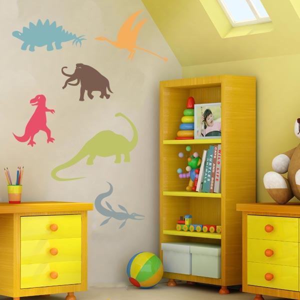 Dinosaur Wall Decals – Set of 6