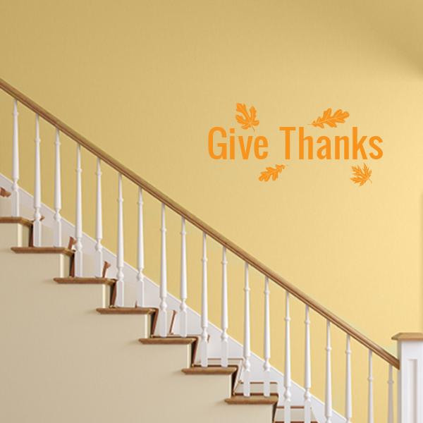 Give Thanks Wall Decal