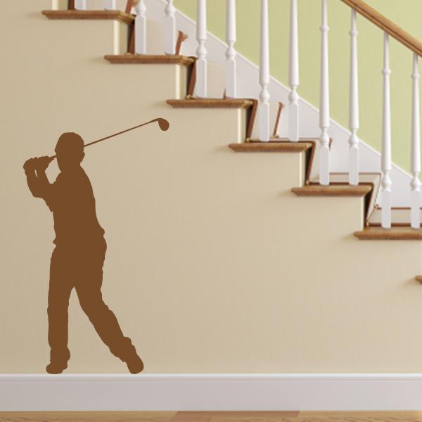 Golfer Wall Decal