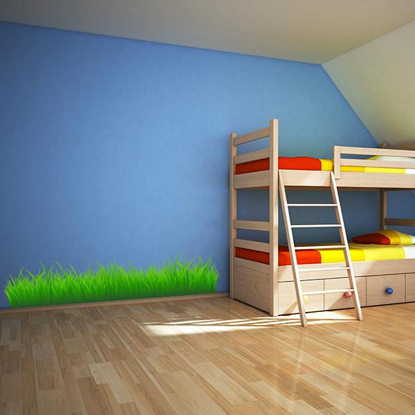 Green Grass Wall Decal Set