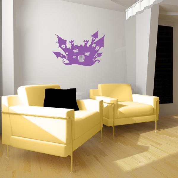Haunted House Wall Decal