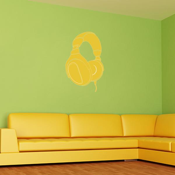 Headphones Wall Decal