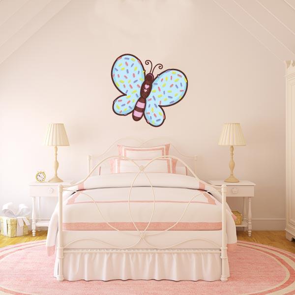Printed Butterfly Wall Decal