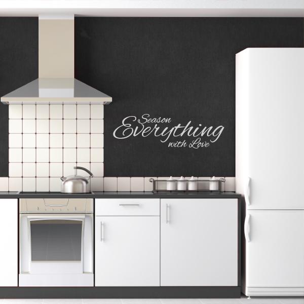 Season Everything with Love Wall Decal