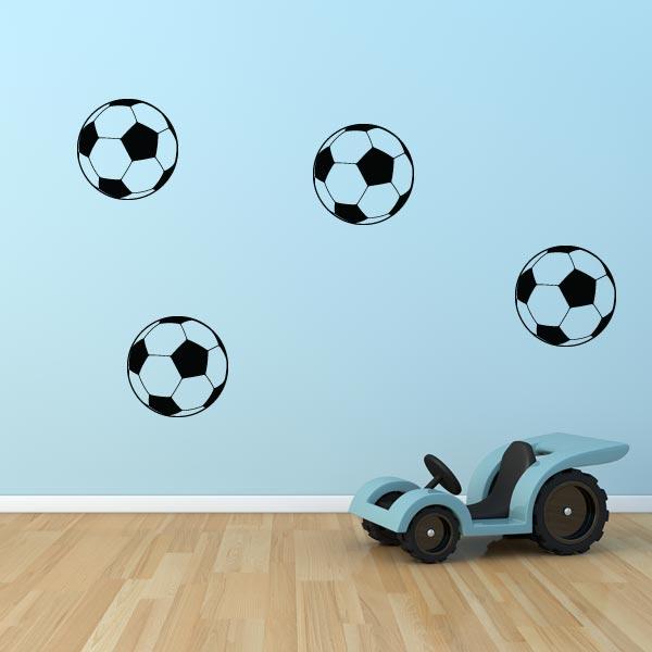 Soccer Ball Decals – Set of 8