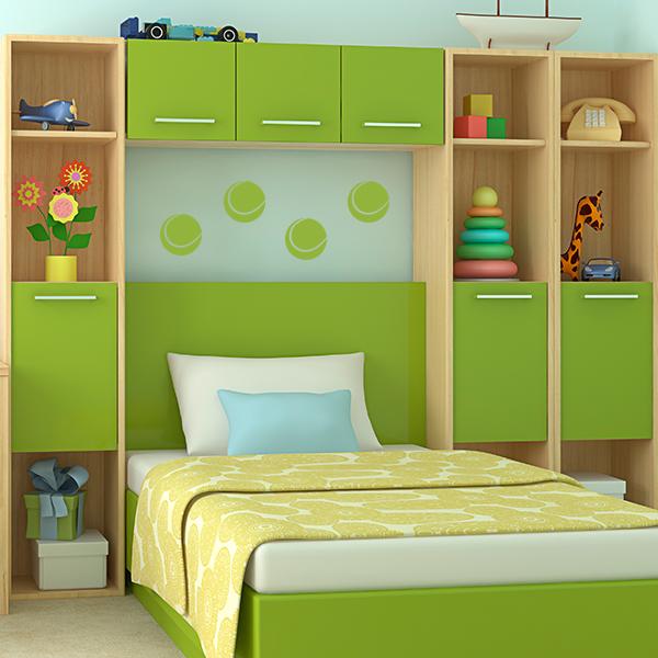 Tennis Ball Wall Decals