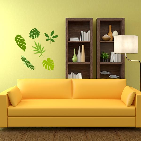 Tropical Leaves Wall Decal Set