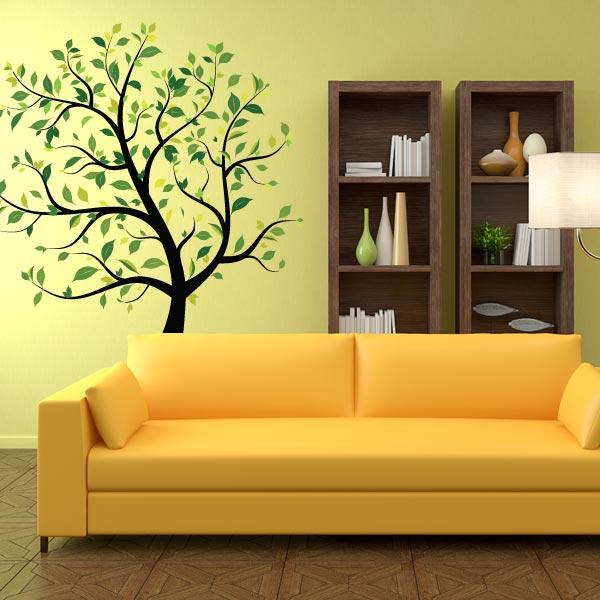 Nursery Leaf Tree Wall Decal Mural