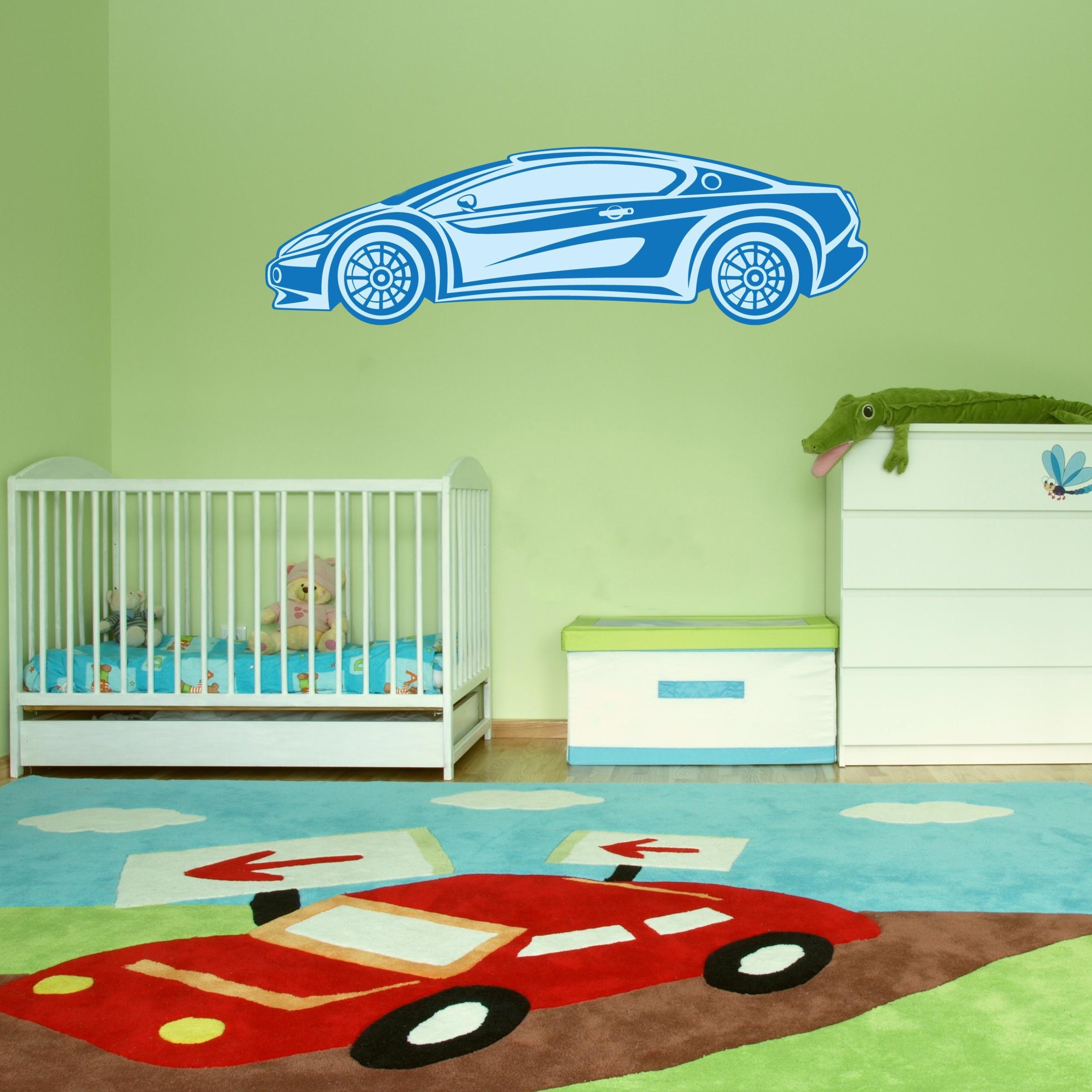 Race Car Wall Decal