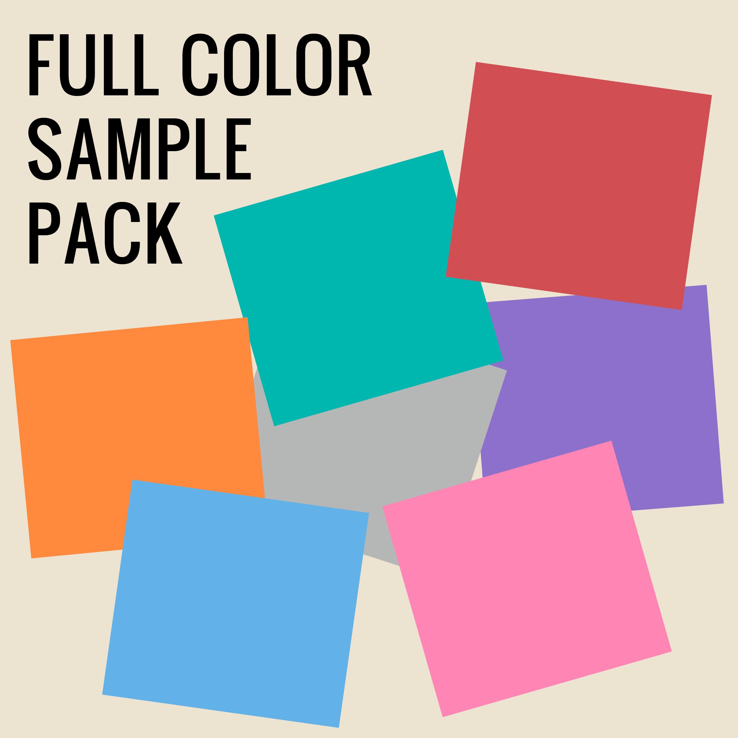 Full Sample Color Pack