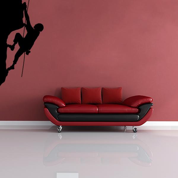 Rock Climber Wall Decal