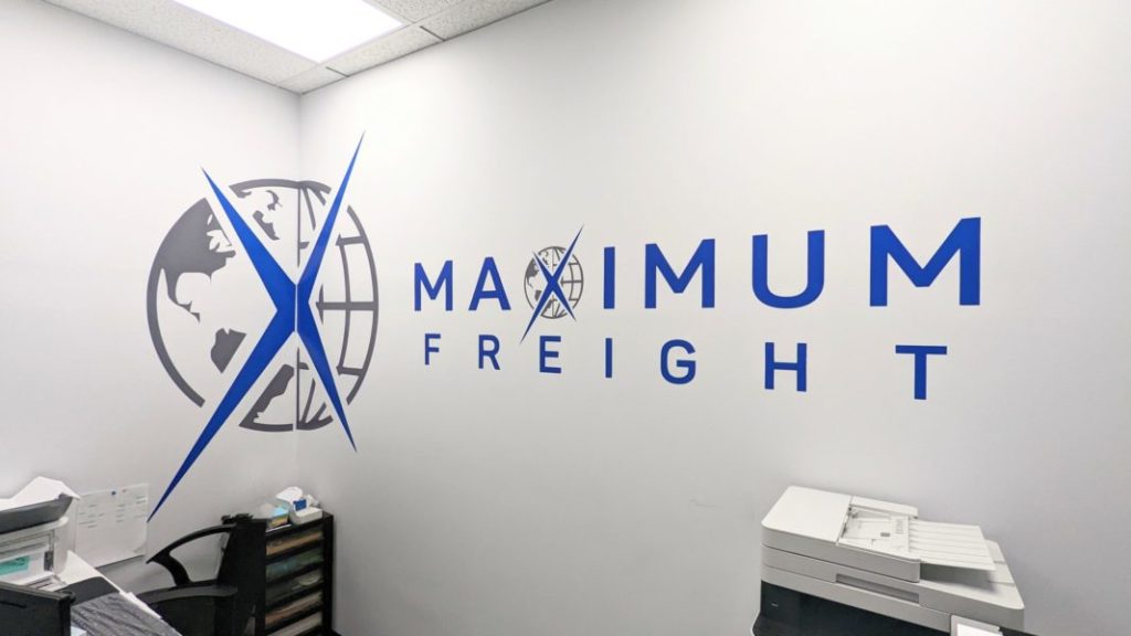 8 ft Maximum Freight Wall Decal
