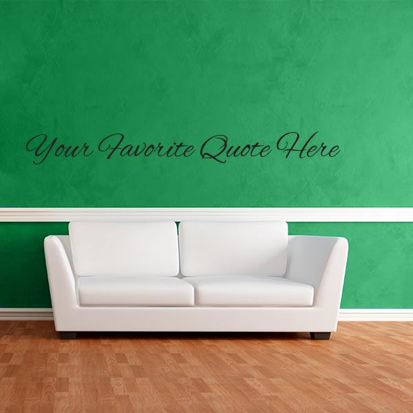Custom Text Wall Decal