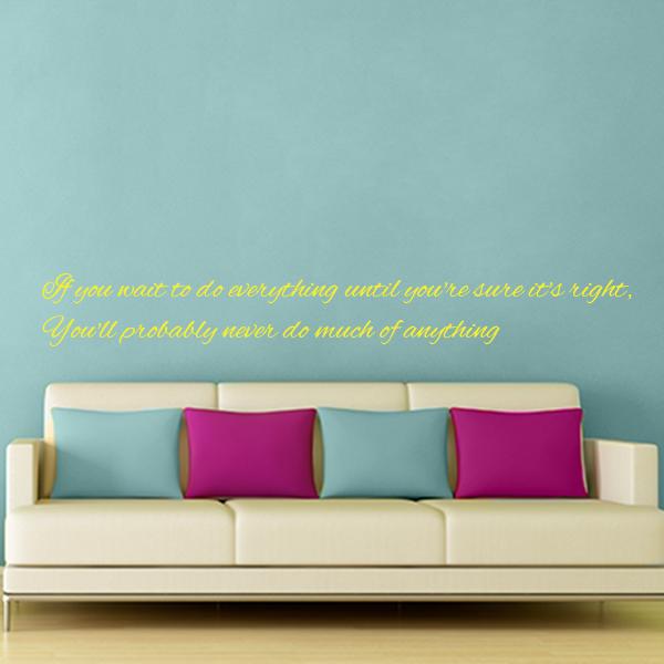 Do Anything Quote Wall Decal