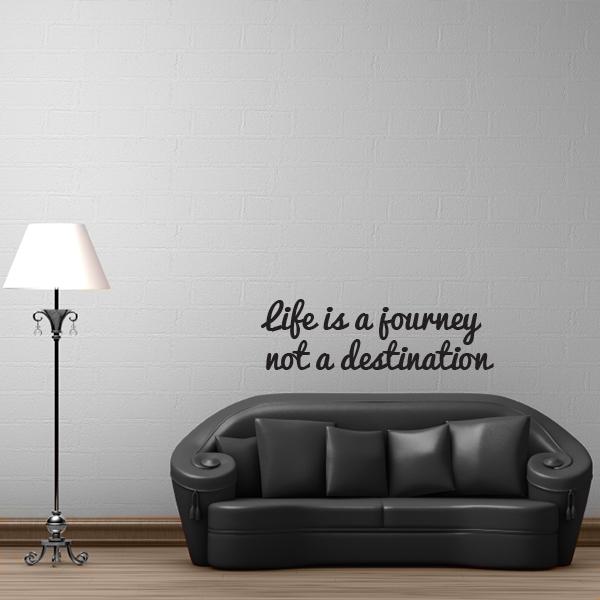 Life Journey Quote Wall Decal