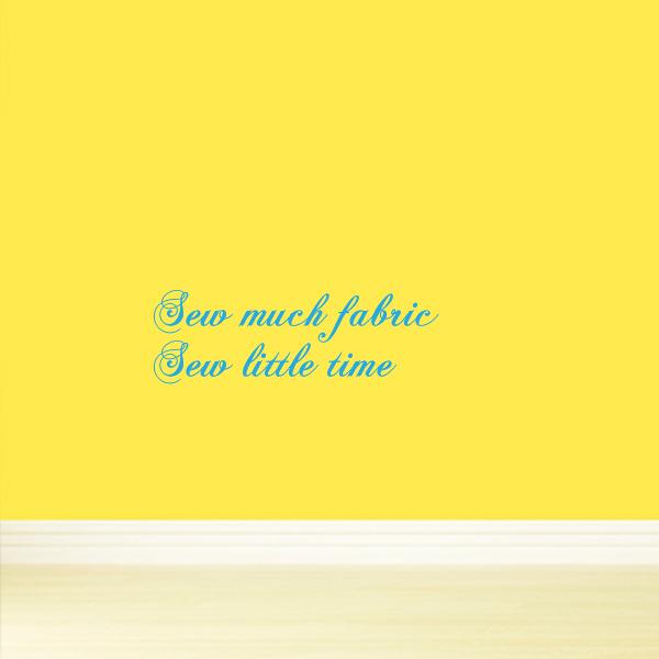 Sew Quote Wall Decal