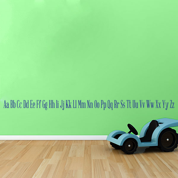Simple Alphabet Wall Decal