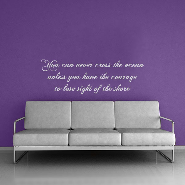 Courage Quote Wall Decal