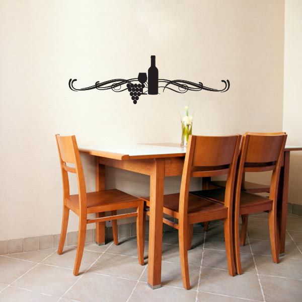 Wine Display Wall Decal