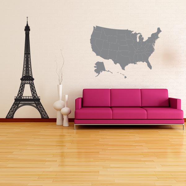 Geographical Wall Decals