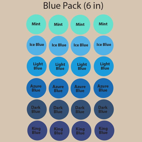Blue Polka Dot Wall Decal Pack