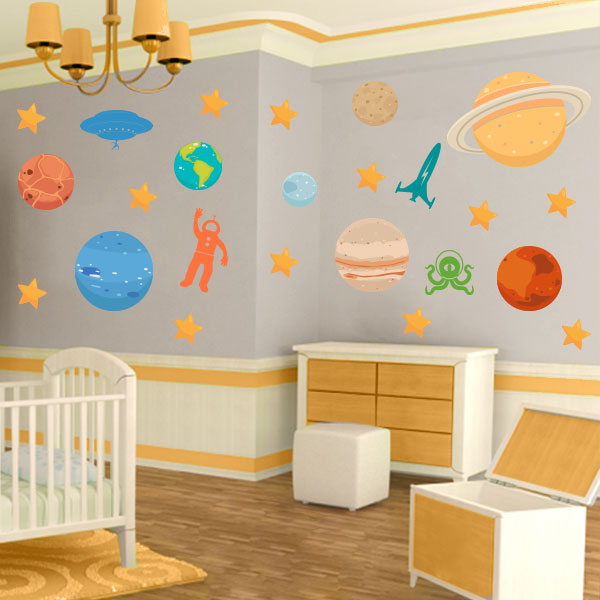 Outer Space Wall Decal Pack