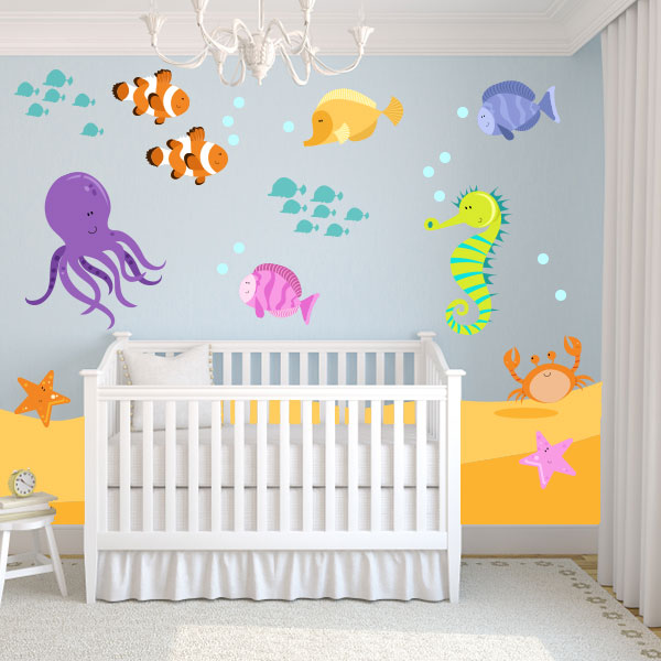 Underwater Wall Decal Pack