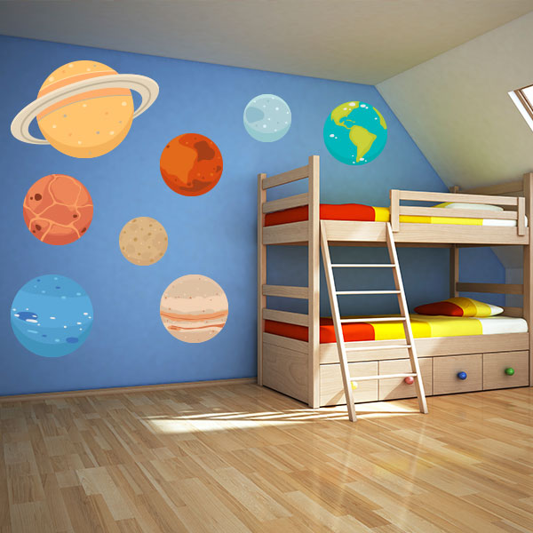 Planet sales wall sticker