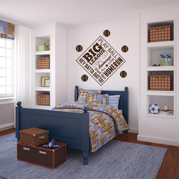 Baseball Blurb Wall Decal