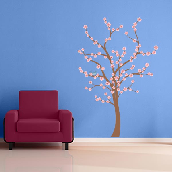 Nursery Cherry Blossom Tree Wall Decal