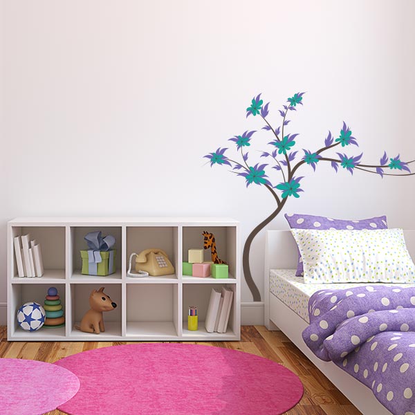 Fun Flower Tree Wall Decal