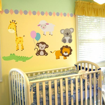 Decorating A Nursery with Wall Decals