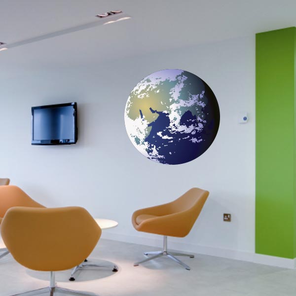 Earth Wall Decal