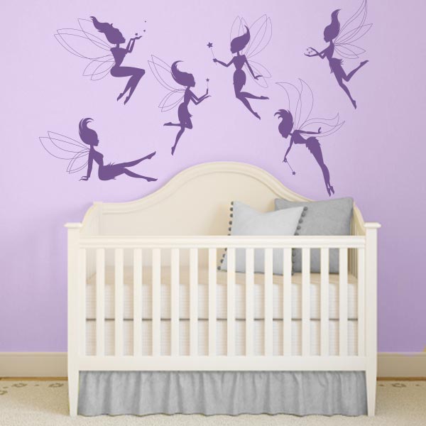 Fairy Wall Decals - Set of 6