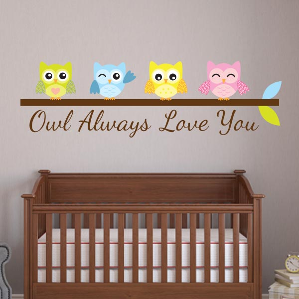 Owl Always Love You Wall Decal