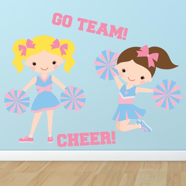 Cheerleading Wall Decal Set