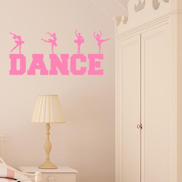 Dance Word Art Wall Decal